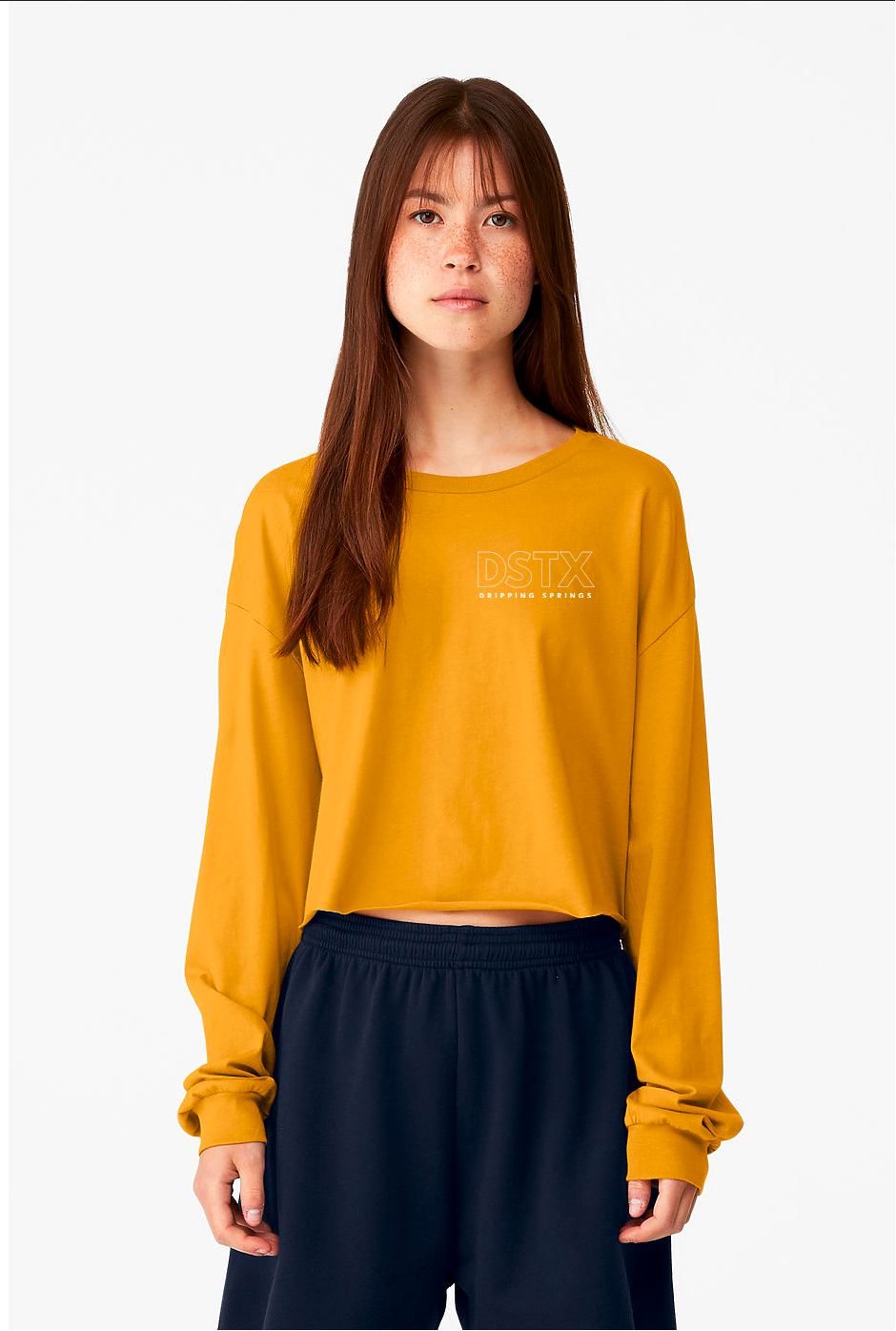 Minimal DSTX Crop Long Sleeve Tee