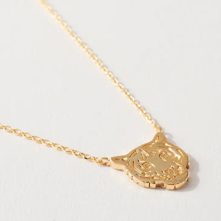 Tiger Pendant Necklace