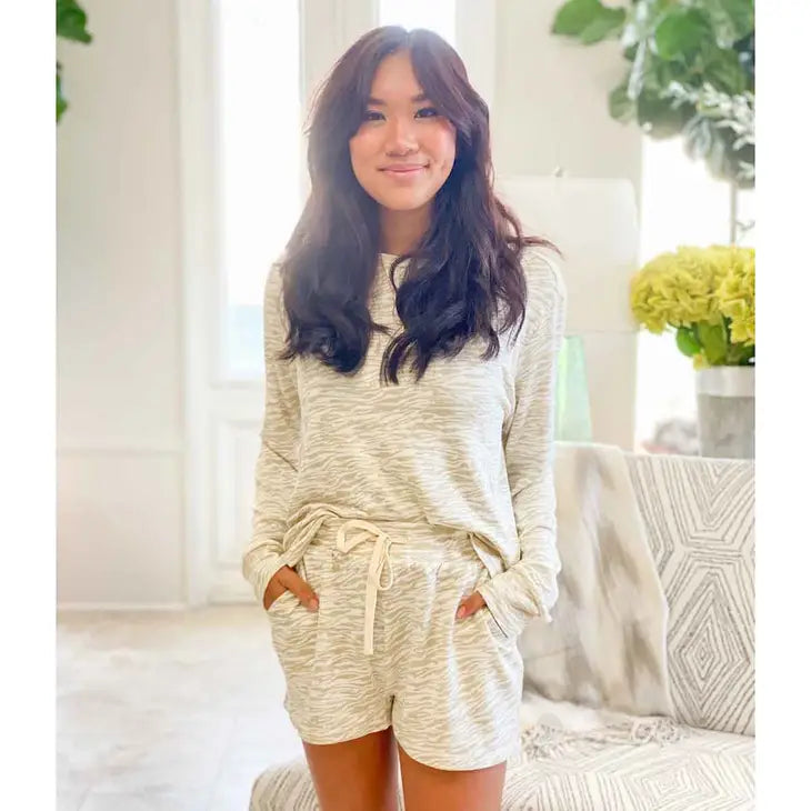 Tiger Stripe Effortless Lounge Shirt