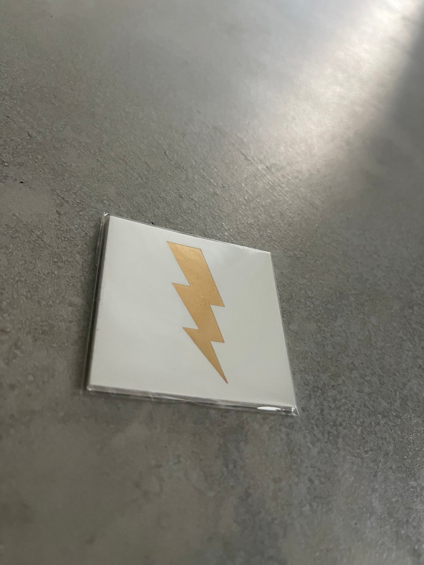 Lightening Bolt Temporary Tattoo (Individual)