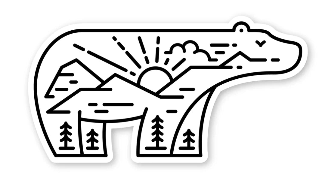 Bear Vinyl Sticker