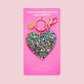 Confetti Heart Keychain