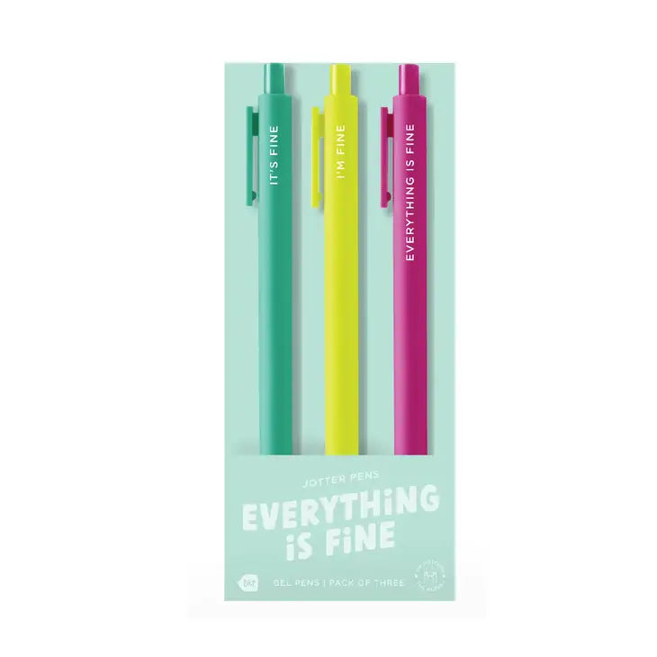 Everything Is Fine Pen Set