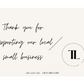 Tiger Lane Gift Card